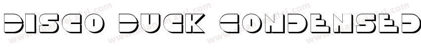 Disco Duck Condensed字体转换